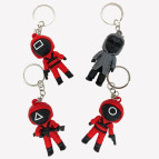 Брелок резиновый Кальмары 5,5см, ассорти №3113-8