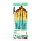 Набор кистей 12шт Art Rangers Синтетика BR6512-1