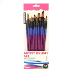 Набор кистей 12шт Art Rangers Синтетика BR6512-3