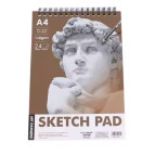 Альбом для эскизов скетчбук А4 24л. 180г/м2 Art Nation SketchPad на спирали 102.PB.02