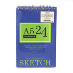 Альбом для эскизов скетчбук 14,8*22,5см 24л. 200г/м2 Art Nation SketchPad на спирали XQSU5200