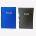 Тетрадь на спирали А5 46л. пластиковая обложка Office Book 0723-А5/0753-А5 в клетку