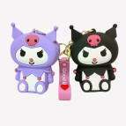 Кошелек детский силиконовый Лидер Куроми Kuromi 10,5*7см цвет микс 2301-10/812-10