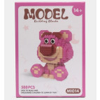 Конструктор 3D Blocks Мишка 588 детали кор. 16*11,5*4,5см М1014