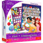 Игра настольная Trefl 2в1 Лудо + лестницы / Принцессы SBB-02418