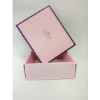 Коробка подарочная прямоугольная 26*21*7,5см зборная тонкая, ассорти 520-L