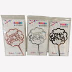 Топпер для торта Оопт Happy Birthday, ассорти №10112