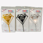 Топпер для торта Оопт Happy Birthday Брилиант, ассорти №10114