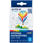Мелки цветные 3 штуки Kite Jumbo Classic K-077