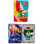 Блокнот А5 80л. Лидер с магнитным клапаном 9035-32-CK Модные любимцы, ассорти