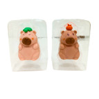 Точилка-ластик Капибара 5см, ассорти №8909