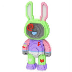 Конструктор 3D Magic Blocks Зайчик 2088 деталей, кор.33*24,5*8,5см №9122