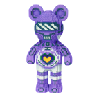 Конструктор 3D Magic Blocks Мишка Bearbrick 4031 деталь, кор.33*24,5*8,5см №9004В