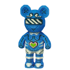 Конструктор 3D Magic Blocks Мишка Bearbrick 4031 деталь, кор.33*24,5*8,5см №9005В