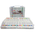 Маркер универсальный акриловый Yulin Acrylic Marker набор 60 шт Y-04-60 в пластиковом футляре 6048