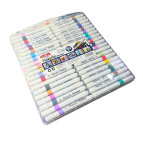 Маркер универсальный акриловый Yulin Acrylic Marker набор 80 шт Y-04-80 в пластиковом футляре 8048