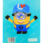 Конструктор 3D Magic Blocks Миньон 23см 1031 дет, №7211