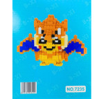 Конструктор 3D Magic Blocks Мультяшка дракончик 23см 1031 дет, №7235