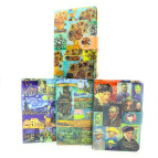 Блокнот А6 112л Лидер 9501-15 Van Gogh с магнитным клапаном