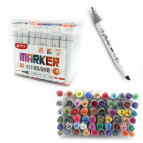 Скетч маркеры для рисования Aodemei двусторонние для бумаги набор 60 шт M6113-60