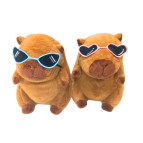 Игрушка мягкая Lux Капибара в очках h-28см, ассорти №7/77715376