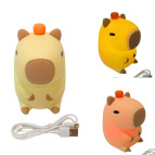 Ночник детский силиконовый Капибара (зарядка от USB) меняет цвета №303/003