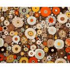 Картина раскраска по номерам на холсте - 40*50см Strateg цветной холст MZ046 Цветная симфония