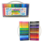 Фломастеры 36 цв. Aodemei Washable трехгранные, смываемые 6133-36 в пласт. боксе