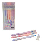 Ручка гелевая Пишет-Стирает Aodemei Princes синяя GP-34306 наконечник игольчатый