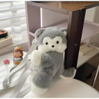 Сумка через плечо - рюкзак Lux детская плюшевая Собачка №ZB-704