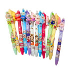 Ручка гелевая Пишет-Стирает Josef Otten 0,5мм Labubu, автоматическая, синяя E005/E005-1 наконечник шариковый