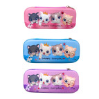 Пенал EVA Лидер 21*9*4,5см, 3D Котики микс №8746-Н