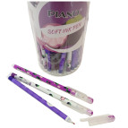 Ручка шариковая Piano PT-1111 Mangosteen пишет синим