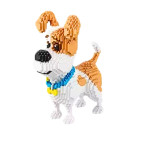 Конструктор 3D Magic Blocks Собачка Терьер Джек Рассел, кор. 34*24,5*8,5см, 2050 дет. BX-8646