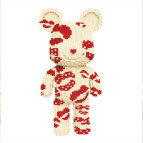 Конструктор 3D Magic Blocks Мишка Bearbrick Kisses 3500 деталь, кор.33*24,5*8,5см №9307