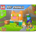 Конструктор My World майнкрафт 4в1 89 элементов К097/MG1333-D