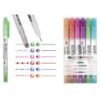 Ручки капиллярные Aihai Линер набор 6шт с роликовыми штампиками DM-7009-6