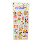 Наклейки детские 20,5*10,5см EVA с фольгой Капибара ST-7021/XT-001