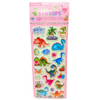 Наклейки детские 30*11см EVA с фольгой Дино DFT-027