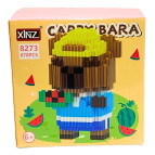 Конструктор 3D Blocks Xinz Капибара №8273, кор. 10*10*10см, 678 дет К0108