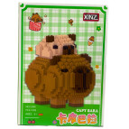 Конструктор 3D Blocks Xinz Капибара №5098, кор. 28*20*4,5см, 1449 дет К0106