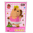 Конструктор 3D Blocks Xinz Капибара №5101, кор. 28*20*4,5см, 1680 дет К0106