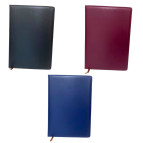 Блокнот В5 (176*250мм) 180л. Оопт ТВП кожзам, микс 18-76-180