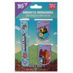 Закладки для книг магнитные Yes Minecraft Spring 3шт 708344
