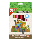 Карандаши цветные 18цв. Yes Minecraft 290765