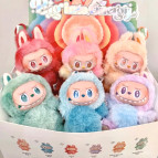 Игрушка фигурка-брелок Лабубу v3 series, радужная 14см, цвет - сюрприз CE13DN