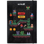 Папка для тетрадей B5 KITE мод 210 плотный картон на резинке Pixel Game K25-210-2