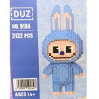 Конструктор 3D Magic Blocks Duz №9184 3132 деталей, кор. 34*24,7*5см Labubu Лабубу