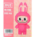 Конструктор 3D Magic Blocks Duz №9186 3132 деталей, кор. 34*24,7*5см Labubu Лабубу