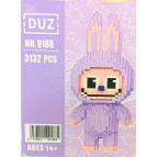 Конструктор 3D Magic Blocks Duz №9188 3132 деталей, кор. 34*24,7*5см Labubu Лабубу